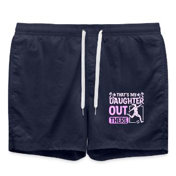 That's my daughter out there Soccer - Badeshorts - French Navy - Vorne - AI Model Male 185 light (185cm)