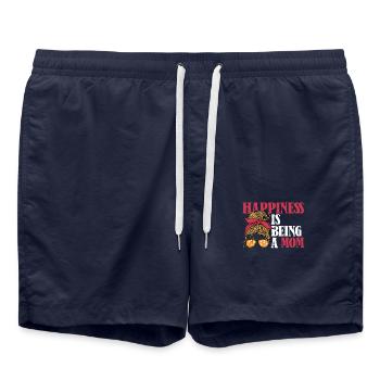 Happiness is being a Mom Mother Sunglasses - Badeshorts - French Navy - Vorne - AI Model Male 185 light (185cm)