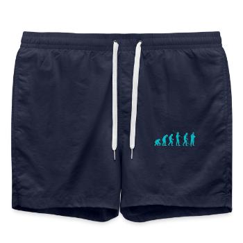 Docteur Evolution Infirmière - Short de bain - bleu marine - Devant - AI Model Male 185 light (185cm)