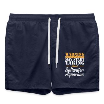 Aquarium - Aquaristique - Short de bain - bleu marine - Devant - AI Model Male 185 light (185cm)
