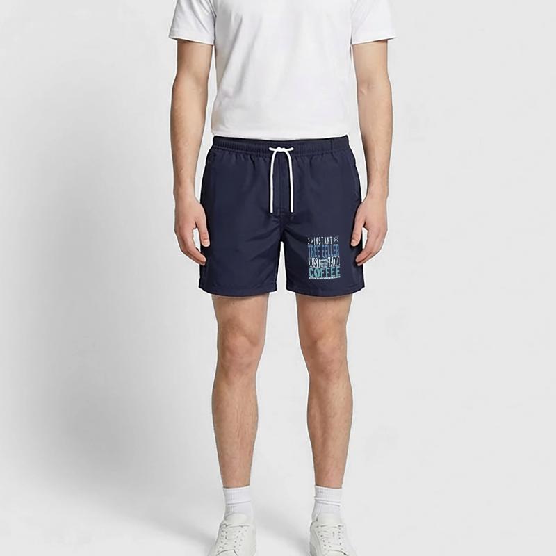 Baum Faller Kaffee Spruch Badeshorts