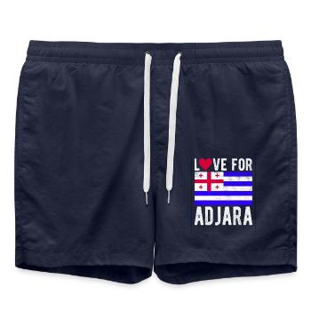Adjara Souvenir - Short de bain - bleu marine - Devant - AI Model Male 185 light (185cm)
