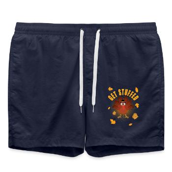 Get Stuffed für die Familie Männer Frauen und - Badeshorts - French Navy - Vorne - AI Model Male 185 light (185cm)