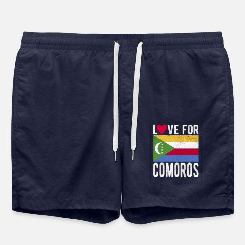 Komoros Souvenir - Short de bain - bleu marine