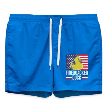 Firequacker Duck 4 juillet Firecracker - Short de bain - cobalt blue - Devant