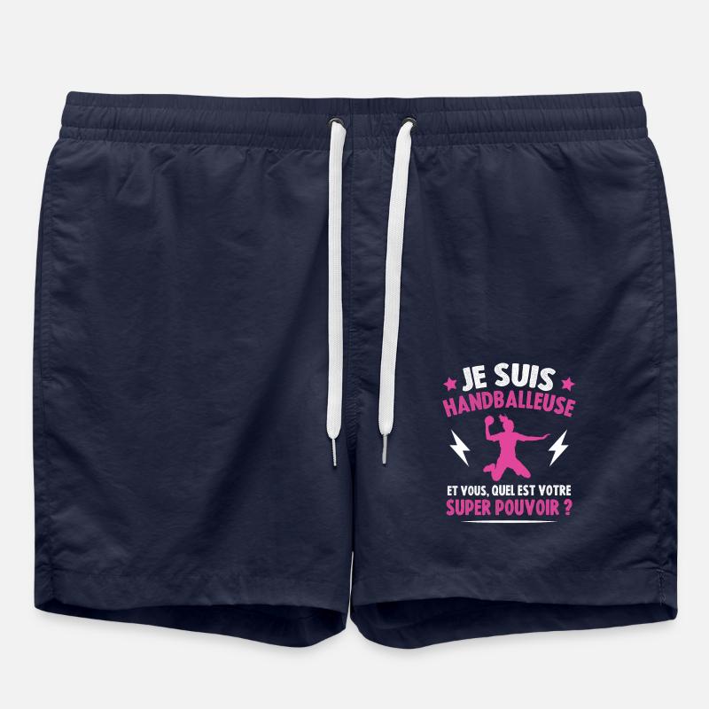 Handballeuse super-pouvoir - Short de bain - bleu marine