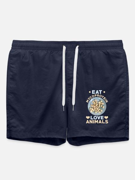 Mycoprotein saying - Swim Trunks - french navy