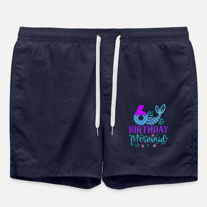 6ème anniversaire Sirène - Short de bain - bleu marine