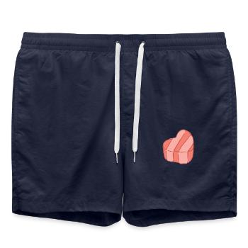 Bonbons Kawaii - Short de bain - bleu marine - Devant - AI Model Male 185 light (185cm)