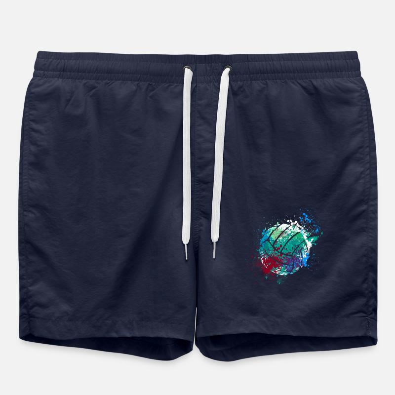 Splash Art Volleyball - Short de bain - bleu marine