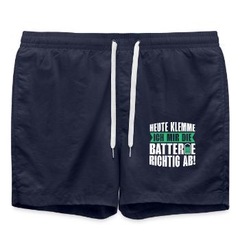 Var1 - Badeshorts - French Navy - Vorne - AI Model Male 185 light (185cm)