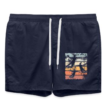 Handball Handball Joueur de handball féminin - Short de bain - bleu marine - Devant - AI Model Male 185 light (185cm)