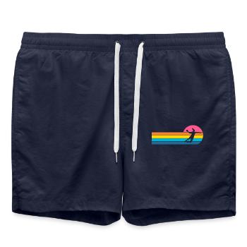 Handball Handball Joueur de handball féminin - Short de bain - bleu marine - Devant - AI Model Male 185 light (185cm)