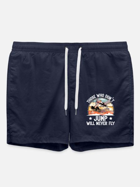 Skydiving Parachuting Parachute - Swim Trunks - french navy