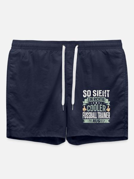 Fussball Trainer - Badeshorts - French Navy