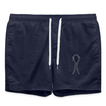 Egypt Ancient Symbol Sa - Swim Trunks - french navy - Front - AI Model Male 185 light (185cm)