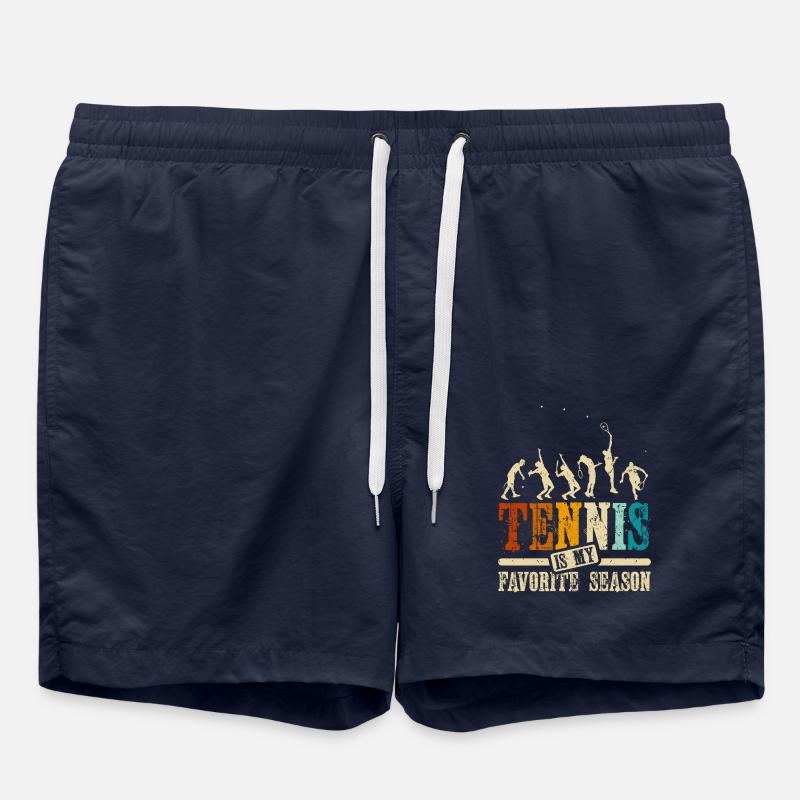 Le tennis est ma saison préférée - Short de bain - bleu marine