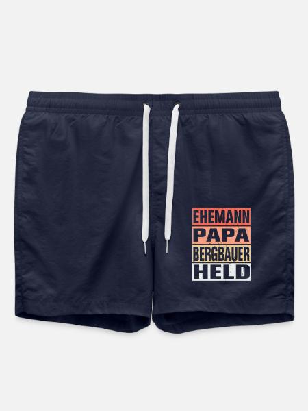 Bergbauer Vater Ehemann Held - Badeshorts - French Navy