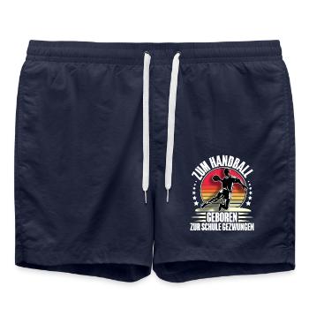 Handball Handballer - Badeshorts - French Navy - Vorne - AI Model Male 185 light (185cm)