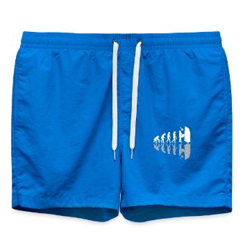 Opérateur de machine CNC Machiniste Human Evolution - Short de bain - cobalt blue - Devant