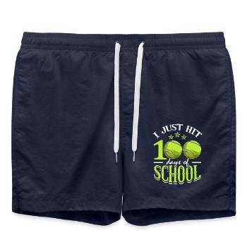 I just finished 100 days of school Tennis Sports - Swim Trunks - french navy - Front - AI Model Male 185 light (185cm)