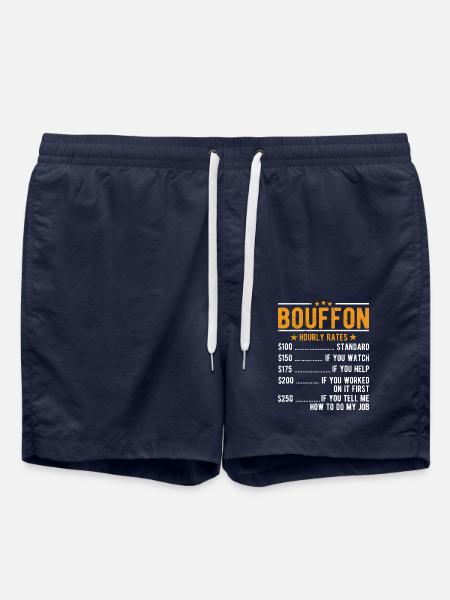 Bouffon Stundenlohn - Badeshorts - French Navy
