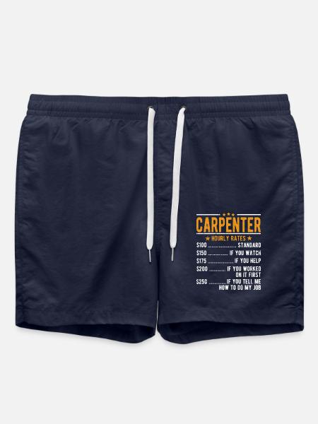 Carpenter hourly wage - Swim Trunks - french navy