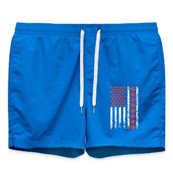 American Sports Basketball Flag Athletic - Short de bain - cobalt blue - Devant