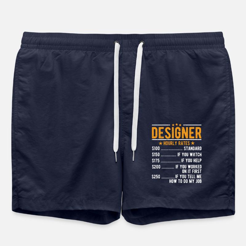 Designer hourly wage - Swim Trunks - french navy