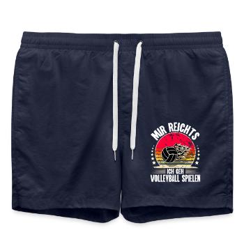 Volleyball - Badeshorts - French Navy - Vorne - AI Model Male 185 light (185cm)