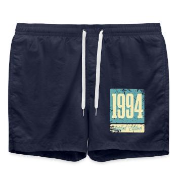 1994 Geboren Geburtstag Geburtsjahr - Badeshorts - French Navy - Vorne - AI Model Male 185 light (185cm)
