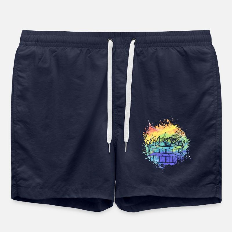 Vegan fruit basket - Swim Trunks - french navy