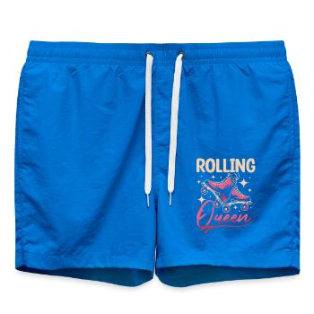 Inline skating rolling queen - Badeshorts - Cobalt blue - Vorne