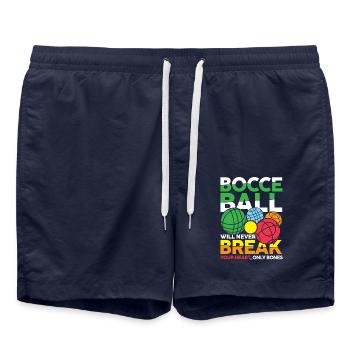 Bocce Ball Will Never Break Your Heart - Badeshorts - French Navy - Vorne - AI Model Male 185 light (185cm)