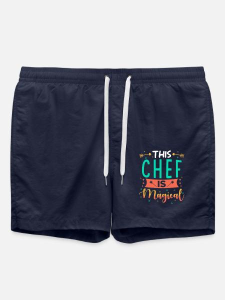 Chefin Geschenk - Badeshorts - French Navy