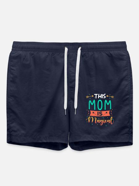 Mom Gift - Swim Trunks - french navy