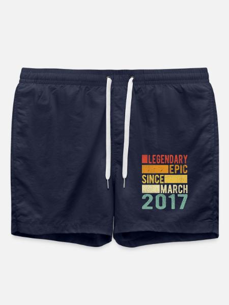 Anniversaire Mars 2017 Épopée légendaire - Short de bain - bleu marine