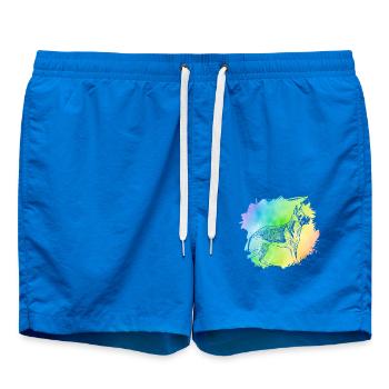 German Shepherd - Swim Trunks - cobalt blue - Front