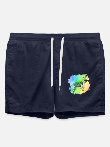 German Shepherd - Swim Trunks - french navy