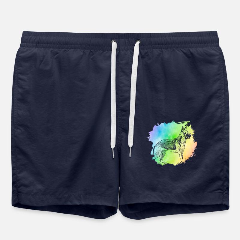German Shepherd - Swim Trunks - french navy