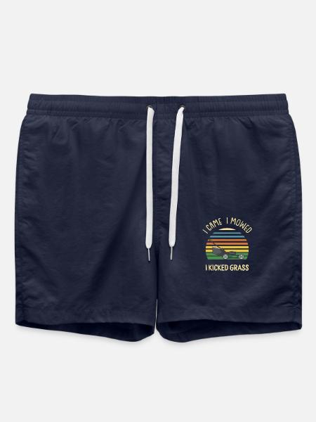 Lawn mowing lawn care - Swim Trunks - french navy
