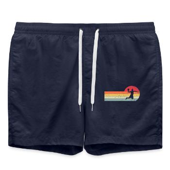 Handball Handballeur - Short de bain - bleu marine - Devant - AI Model Male 185 light (185cm)
