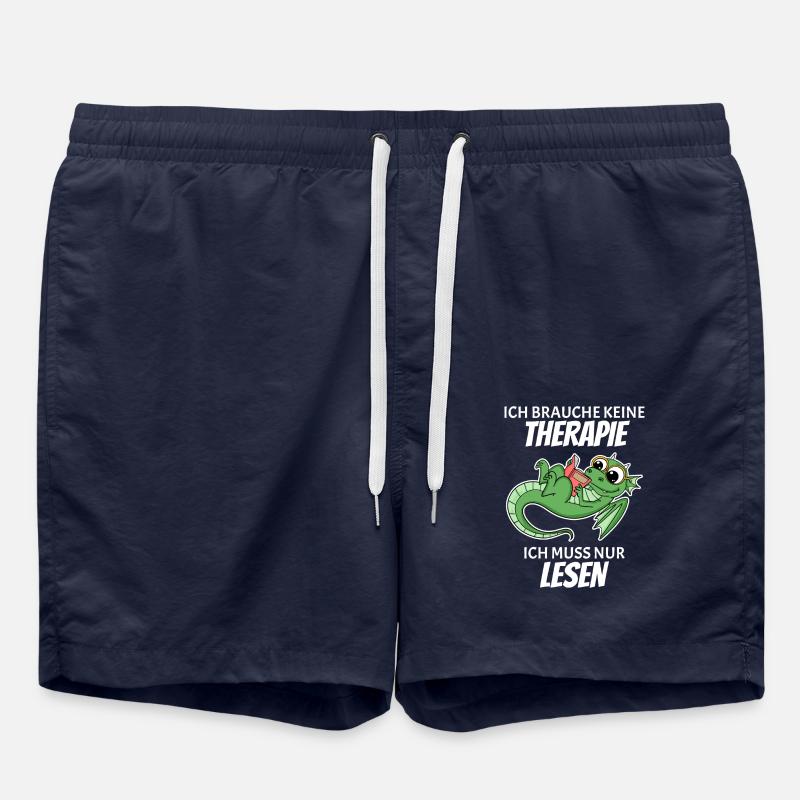 Bücher Drache Drachen - Badeshorts - French Navy