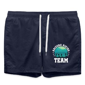 Arizona Hiking Team Mountain Camper Trekking Randonneurs - Short de bain - bleu marine - Devant - AI Model Male 185 light (185cm)
