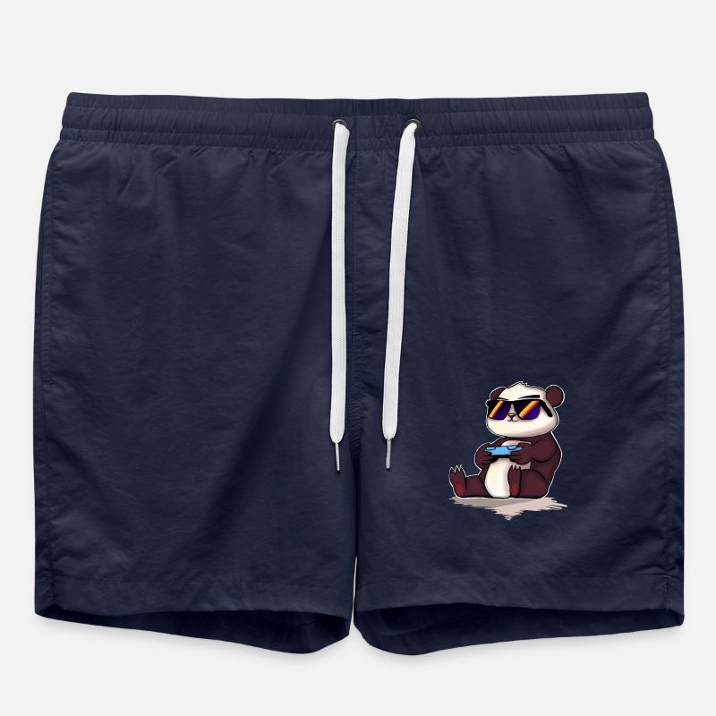 Panda Gaming Gamer - Swim Trunks - french navy