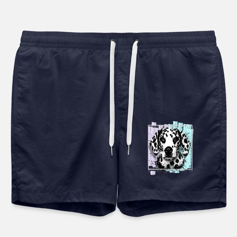 Dalmatian - Swim Trunks - french navy