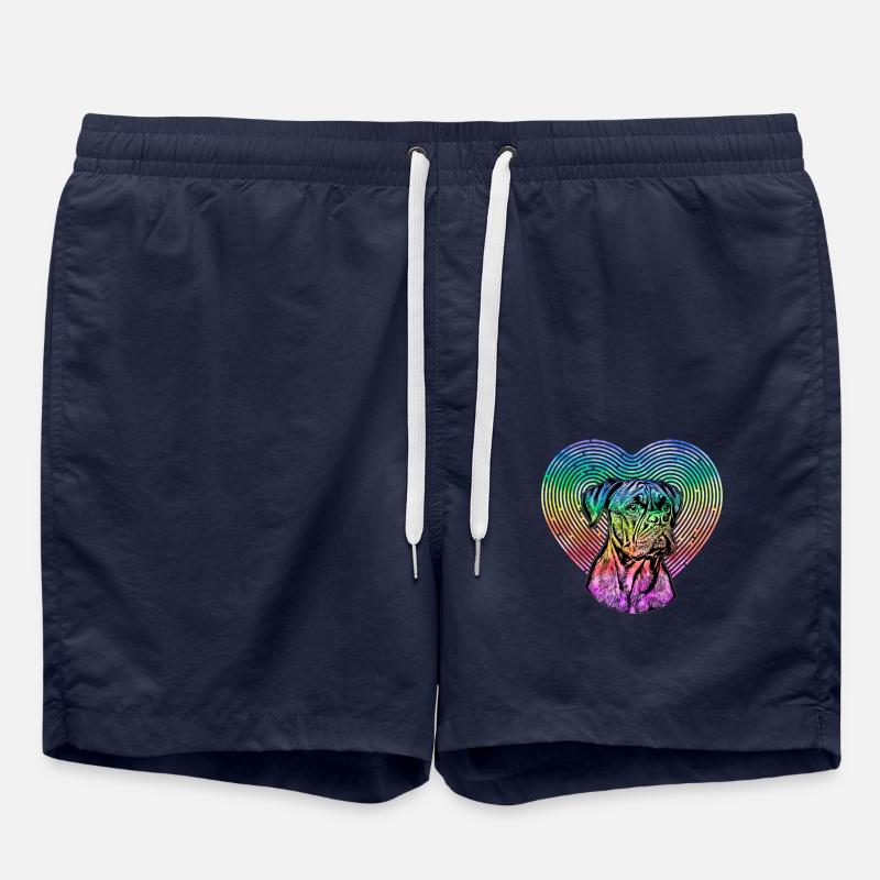 Boxer Retro - Swim Trunks - french navy