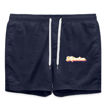 Munich Munich Munich - Short de bain - bleu marine - Devant - AI Model Male 185 light (185cm)