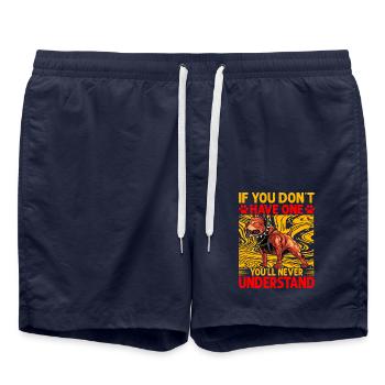 If you don't have one you'll never understand - Badeshorts - French Navy - Vorne - AI Model Male 185 light (185cm)