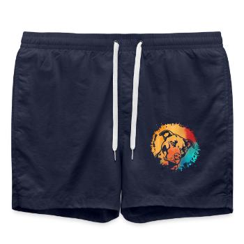 Pitbull - Badeshorts - French Navy - Vorne - AI Model Male 185 light (185cm)